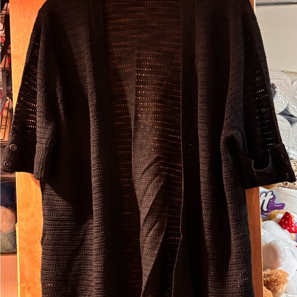 Croft & Barrow Black Knit Sweater - Picture 1 of 4